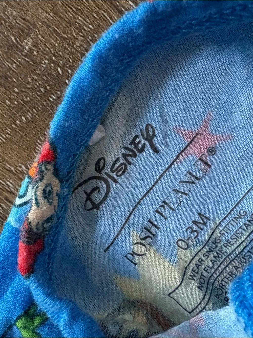 Posh Peanut Blue viscose bamboo Disney Toy Story  Kids Pajamas super soft 0-3